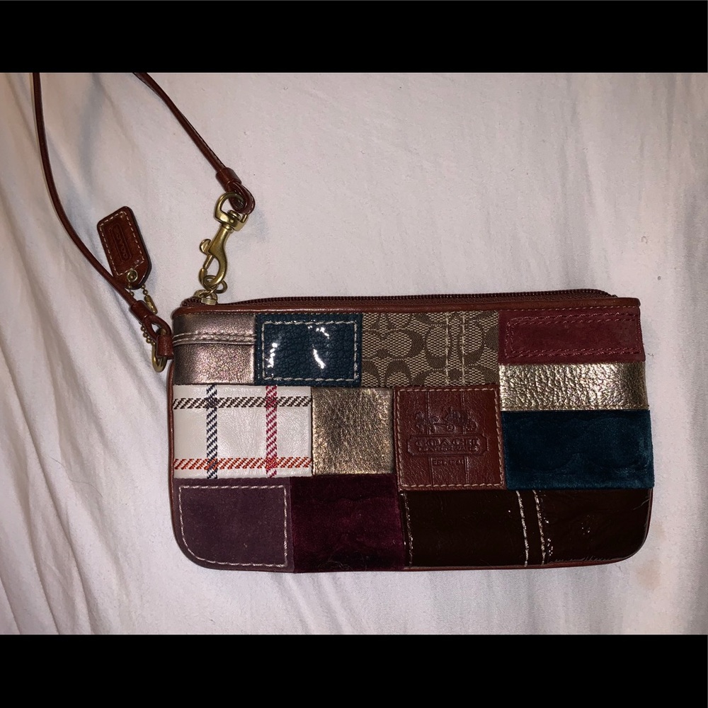 Coach Patchwork Wristlet